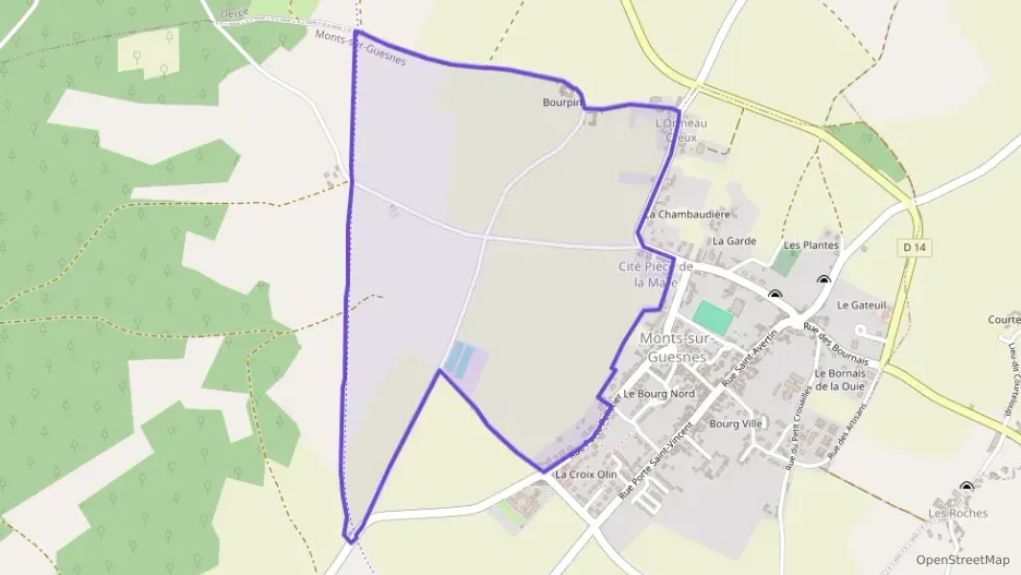 Maison 130 m² quatre pièces à vendre à Monts-sur-Guesnes