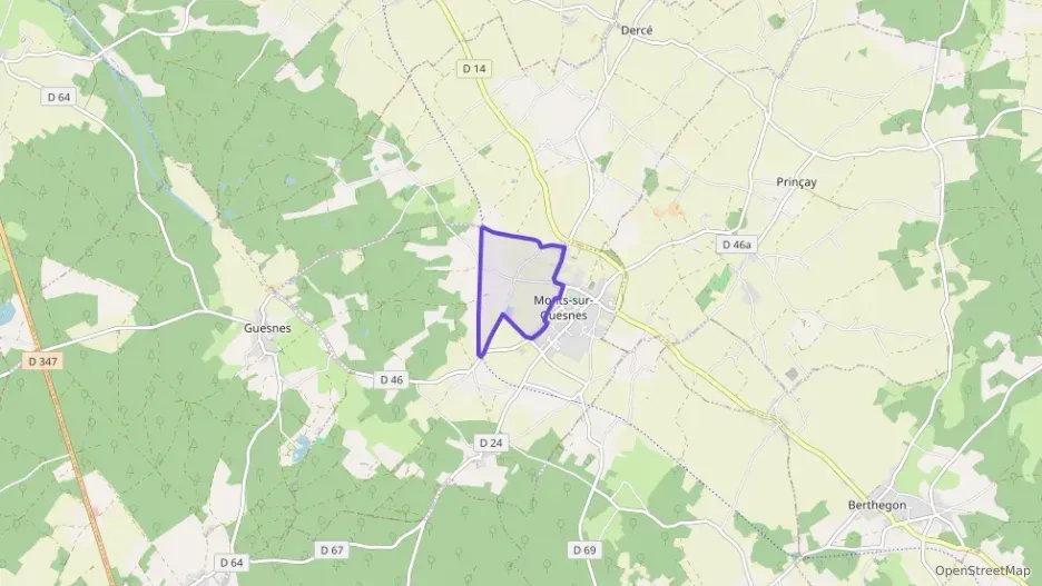 Maison 130 m² quatre pièces à vendre à Monts-sur-Guesnes