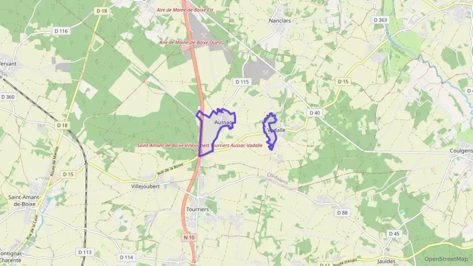 Maison 90 m² quatre pièces à vendre à Aussac-Vadalle