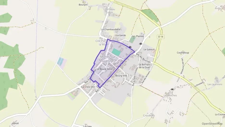 Maison 150 m² six pièces à vendre à Monts-sur-Guesnes