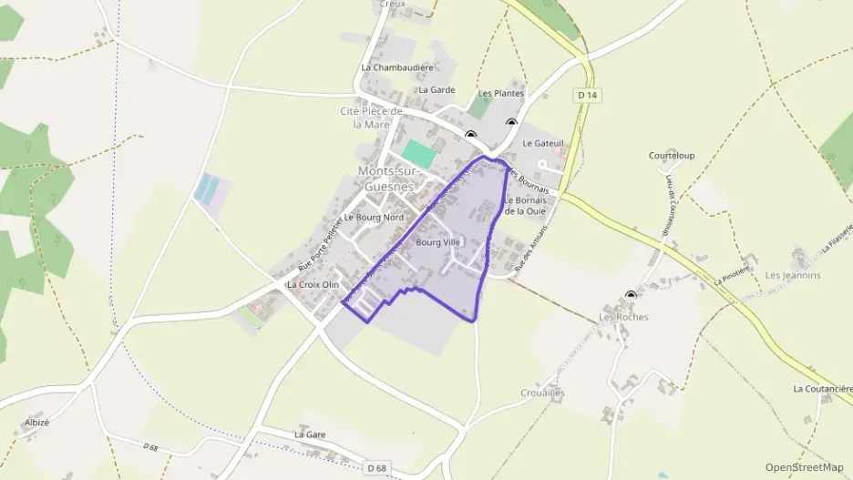 Maison 85 m² quatre pièces à vendre à Monts-sur-Guesnes