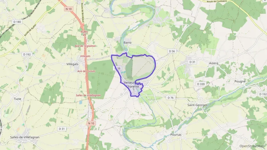 Maison 75 m² trois pièces à vendre à Verteuil-sur-Charente