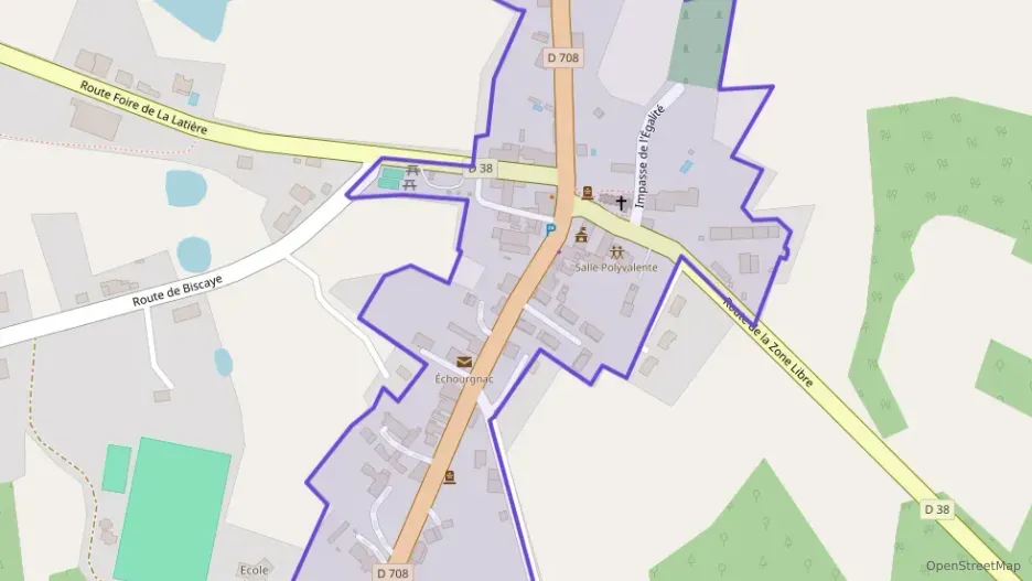 Maison 70 m² trois pièces à vendre à Échourgnac Maison 70 m² trois pièces à vendre à Échourgnac