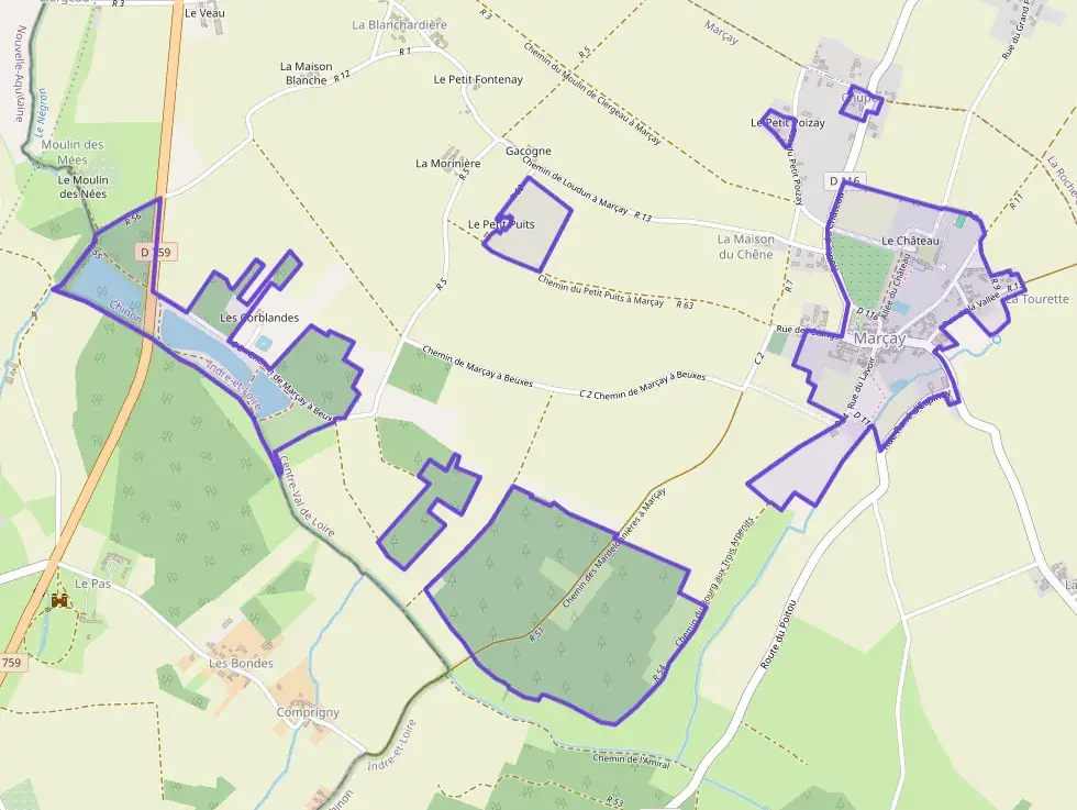 Maison 81 m² quatre pièces à vendre à Marçay