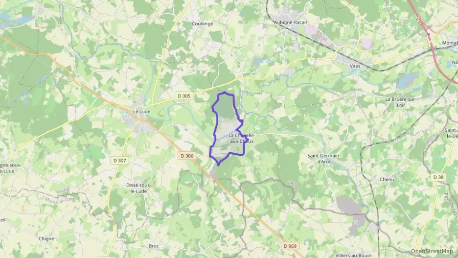 Maison 74 m² trois pièces à vendre à La Chapelle-aux-Choux
