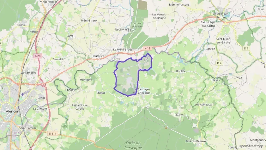 Maison 97 m² trois pièces à vendre à Villeneuve-en-Perseigne