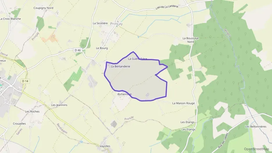 Maison 111 m² cinq pièces à vendre à Prinçay Maison 111 m² cinq pièces à vendre à Prinçay