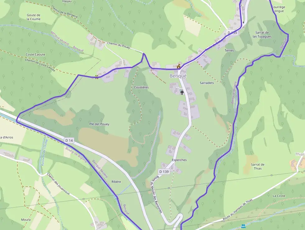 Maison 150 m² quatre pièces à vendre à Benqué-Molère