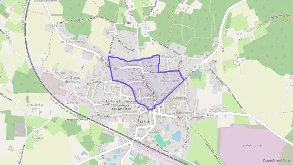 Maison 75 m² quatre pièces à vendre à Aubigné-Racan