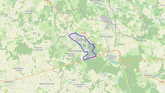 Maison 212 m² 6 pièces à vendre à Braye-sur-Maulne