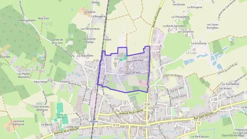 Maison 107 m² quatre pièces à vendre à Mayet Maison 107 m² quatre pièces à vendre à Mayet