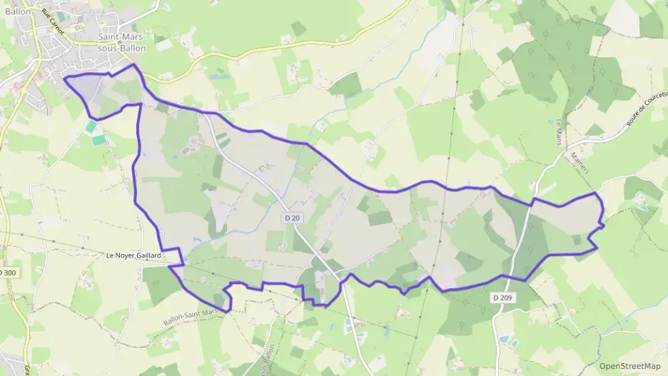 Maison 118 m² cinq pièces à vendre à Ballon-Saint Mars Maison 118 m² cinq pièces à vendre à Ballon-Saint Mars