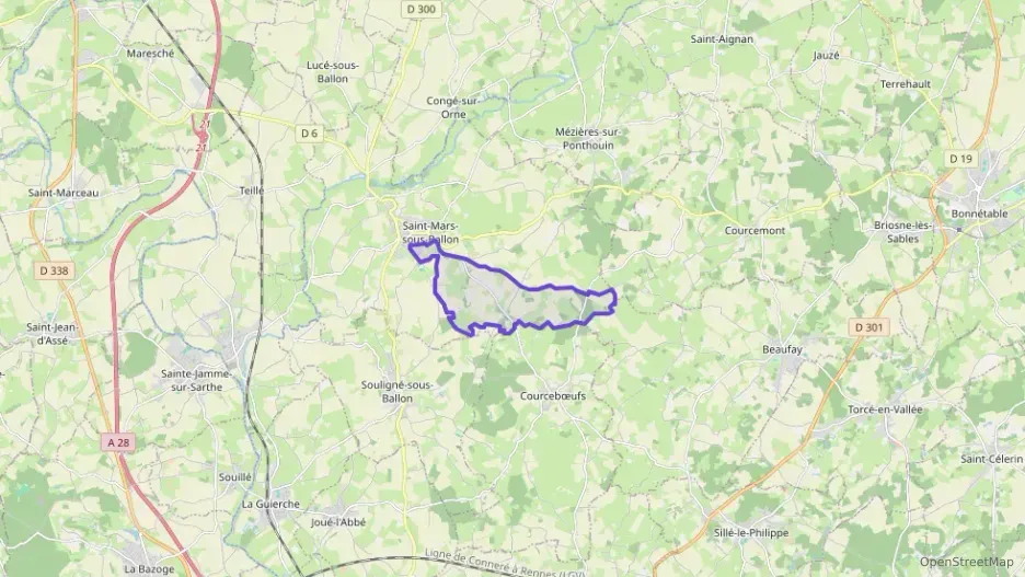 Maison 118 m² cinq pièces à vendre à Ballon-Saint Mars Maison 118 m² cinq pièces à vendre à Ballon-Saint Mars