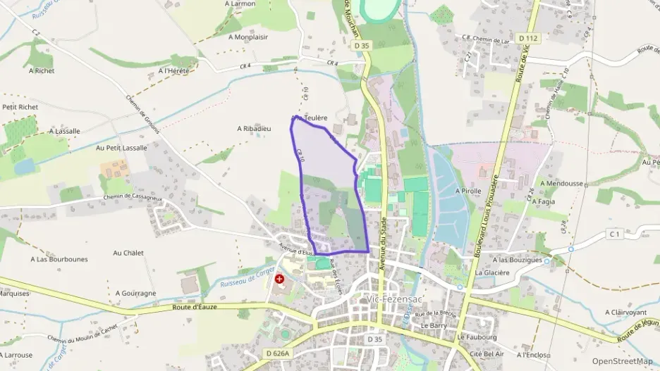 Maison 85 m² quatre pièces à vendre à Vic-Fezensac