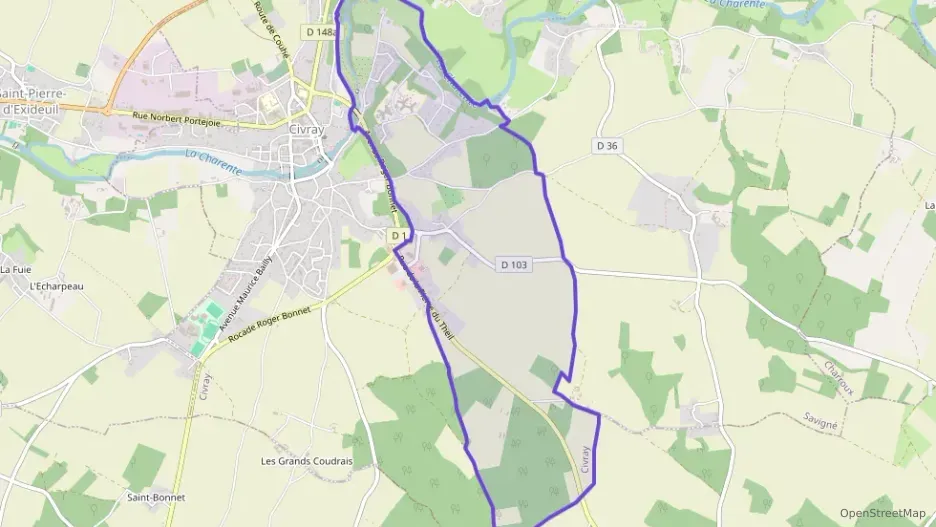 Maison 97 m² quatre pièces à vendre à Civray