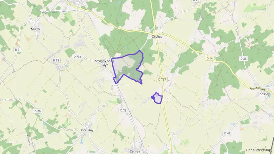 Maison 160 m² cinq pièces à vendre à Savigny-sous-Faye Maison 160 m² cinq pièces à vendre à Savigny-sous-Faye