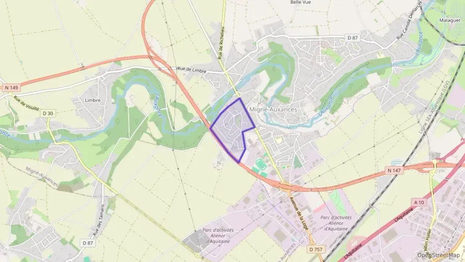 Maison 189 m² cinq pièces à vendre à Migné-Auxances