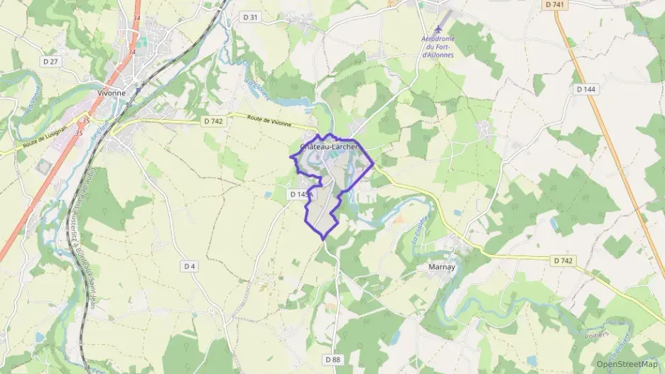 Maison 73 m² trois pièces à vendre à Château-Larcher