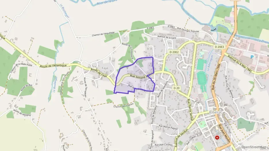 Maison 82 m² quatre pièces à vendre à Ribérac