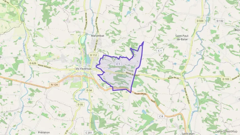 Maison 134 m² quatre pièces à vendre à Vic-Fezensac