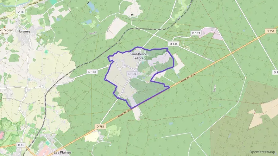 Maison 50 m² trois pièces à vendre à Saint-Benoît-la-Forêt