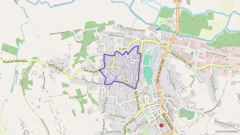 Maison 70 m² trois pièces à vendre à Ribérac Maison 70 m² trois pièces à vendre à Ribérac