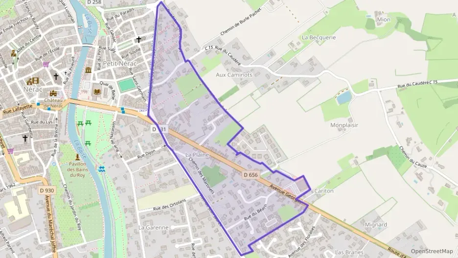 Maison 82 m² trois pièces à vendre à Nérac
