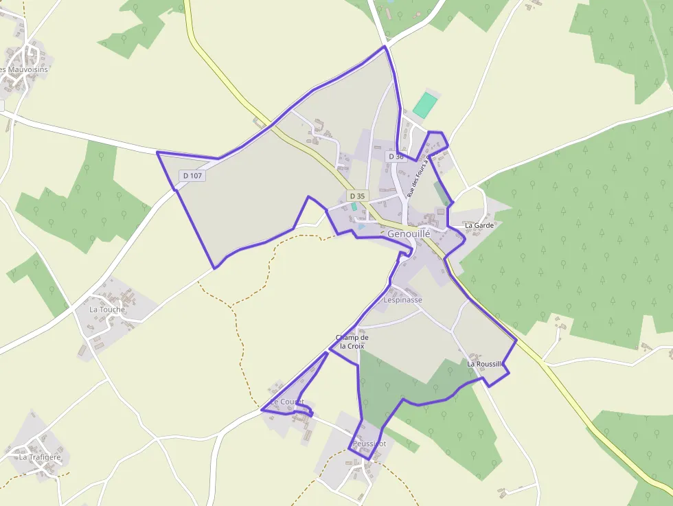 Maison 100 m² deux pieces à vendre à Genouillé