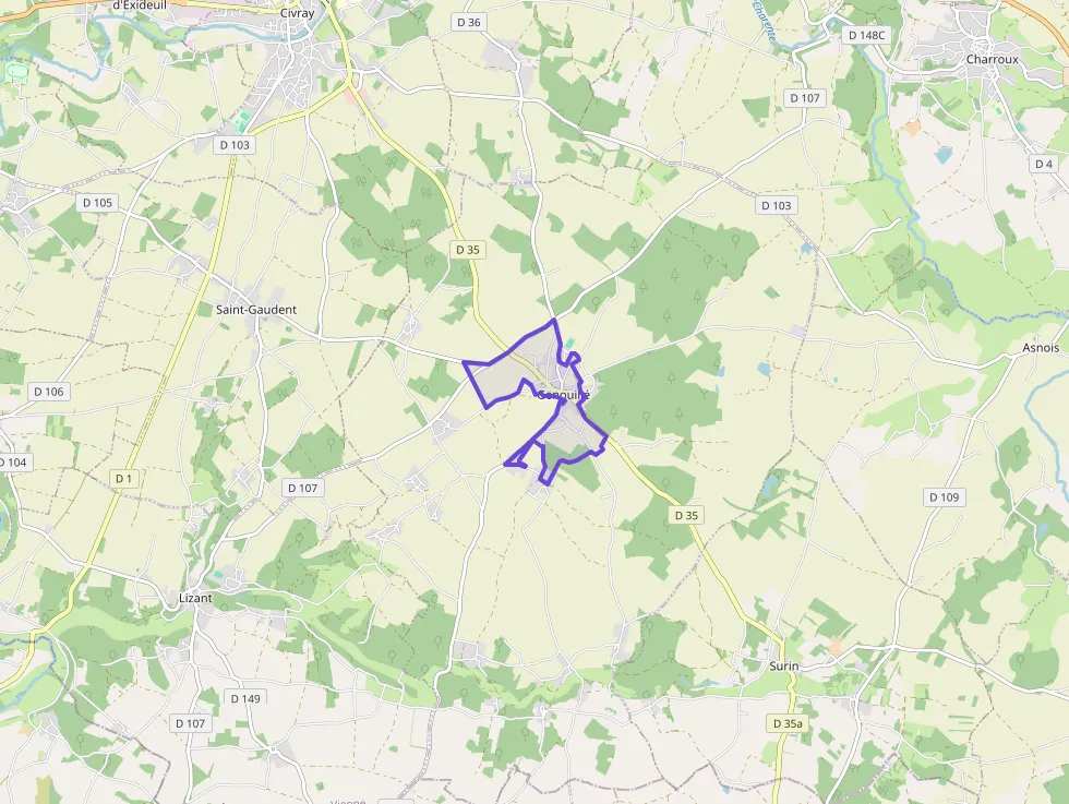 Maison 100 m² deux pieces à vendre à Genouillé