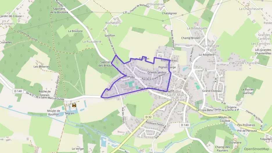 Maison 159 m² cinq pièces à vendre à Saint-Mars-d`Outillé Maison 159 m² cinq pièces à vendre à Saint-Mars-d`Outillé