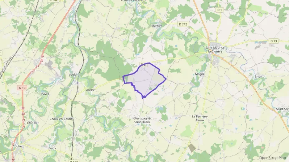 Maison 60 m² deux pieces à vendre à Champagné-Saint-Hilaire Maison 60 m² deux pieces à vendre à Champagné-Saint-Hilaire