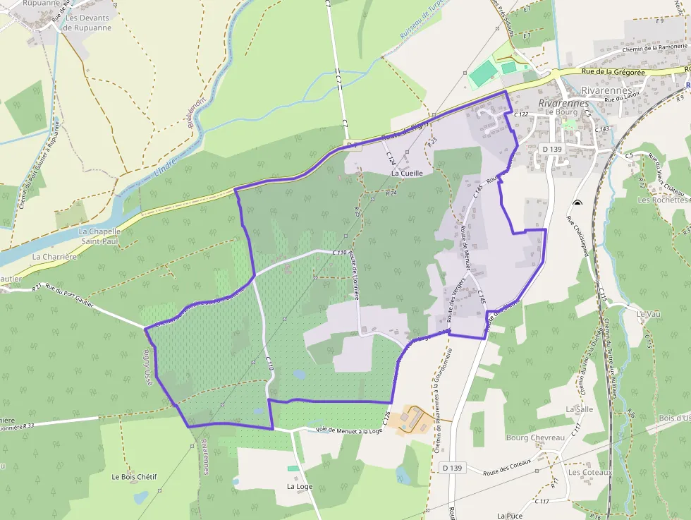 Maison 80 m² quatre pièces à vendre à Rivarennes