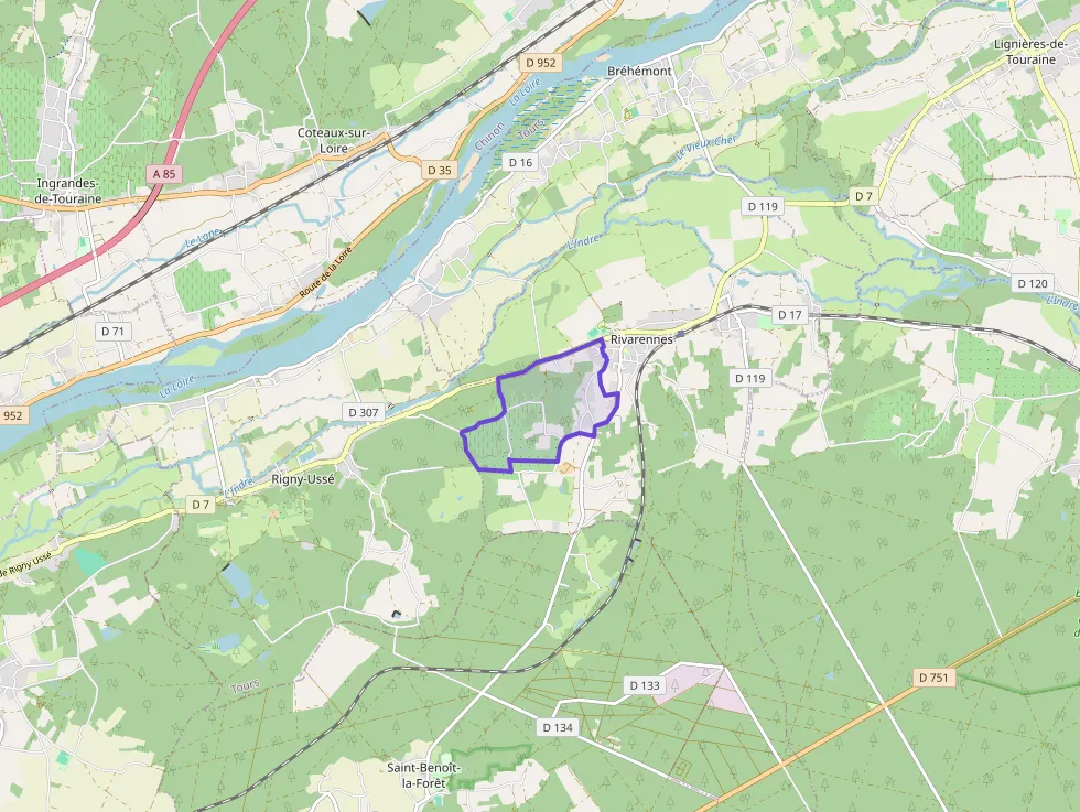 Maison 80 m² quatre pièces à vendre à Rivarennes