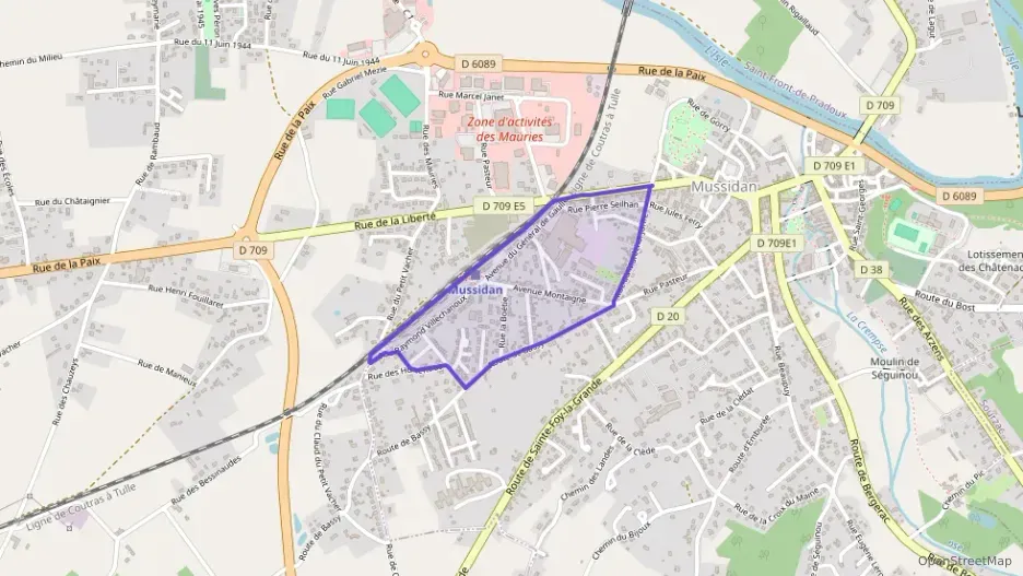 Maison 80 m² quatre pièces à vendre à Mussidan