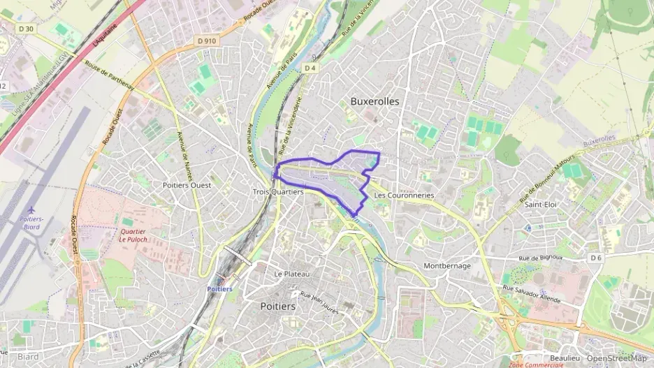 Maison 65 m² quatre pièces à vendre à Poitiers