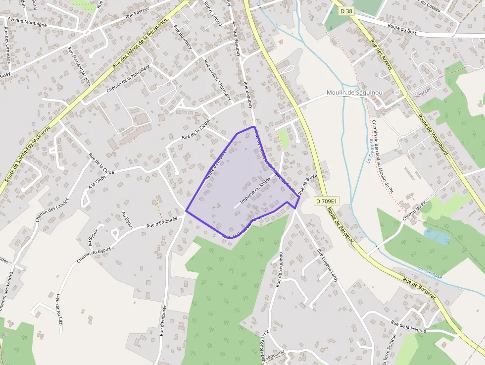 Maison 95 m² quatre pièces à vendre à Mussidan