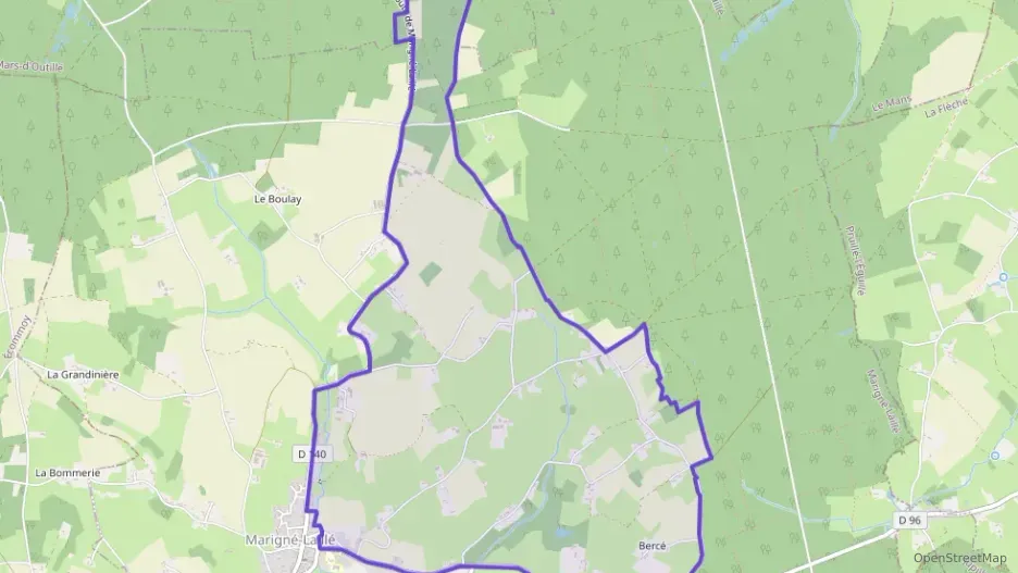 Maison 83 m² trois pièces à vendre à Marigné-Laillé