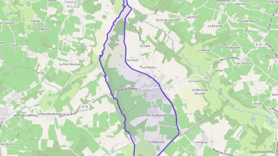 Maison 80 m² trois pièces à vendre à Cunèges Maison 80 m² trois pièces à vendre à Cunèges