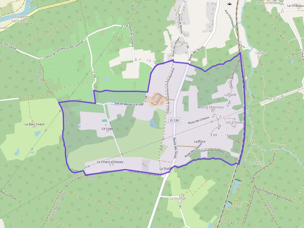 Maison 100 m² trois pièces à vendre à Rivarennes