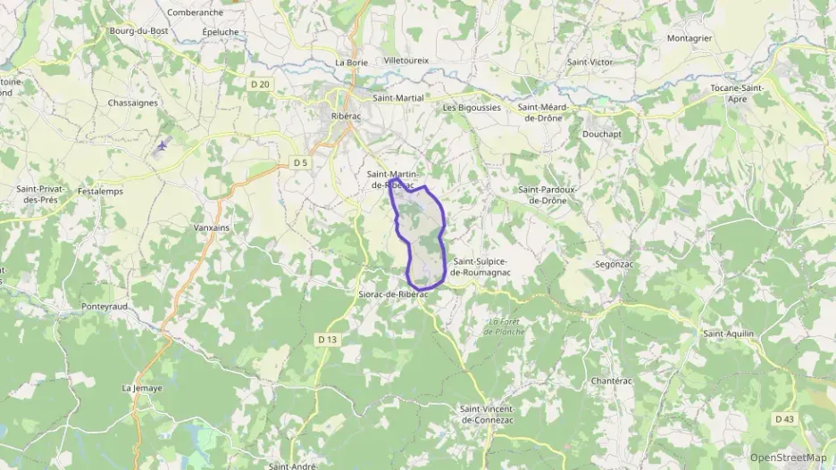 Maison 90 m² trois pièces à vendre à Saint-Martin-de-Ribérac