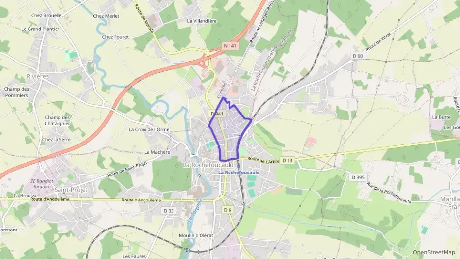 Maison 74 m² quatre pièces à vendre à La Rochefoucauld-en-Angoumois