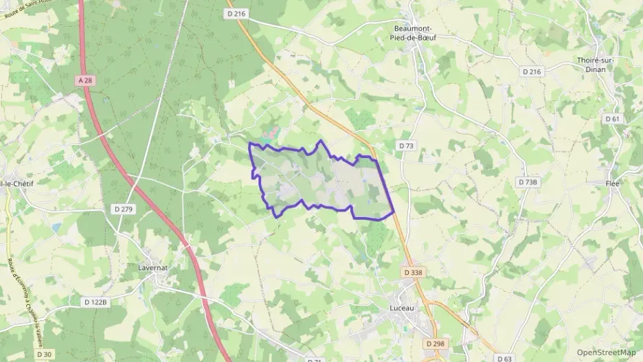 Maison 104 m² trois pièces à vendre à Luceau Maison 104 m² trois pièces à vendre à Luceau