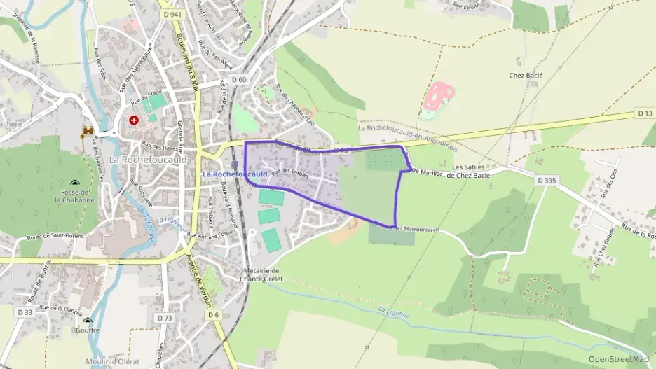 Maison 80 m² cinq pièces à vendre à La Rochefoucauld-en-Angoumois