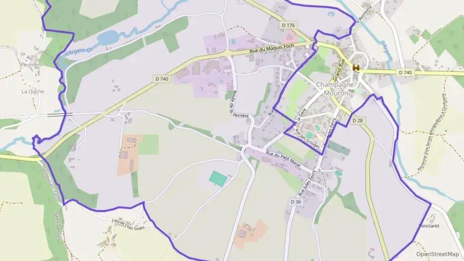 Maison 166 m² trois pièces à vendre à Champagne-Mouton Maison 166 m² trois pièces à vendre à Champagne-Mouton