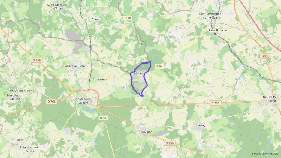 Maison 60 m² trois pièces à vendre à Brèches Maison 60 m² trois pièces à vendre à Brèches