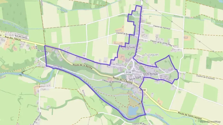 Maison 90 m² trois pièces à vendre à Tuzaguet Maison 90 m² trois pièces à vendre à Tuzaguet