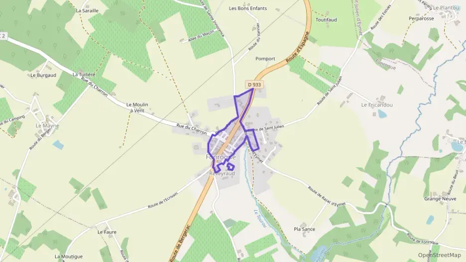 Maison 107 m² deux pieces à vendre à Fonroque Maison 107 m² deux pieces à vendre à Fonroque