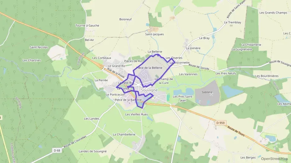 Maison 102 m² quatre pièces à vendre à Souvigné