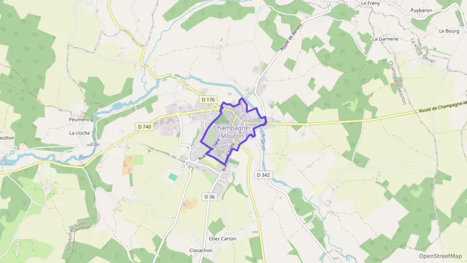 Maison 90 m² cinq pièces à vendre à Champagne-Mouton