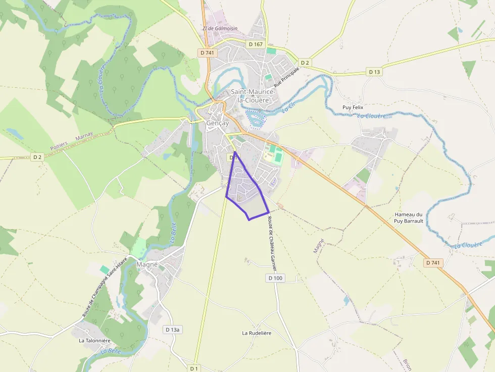 Maison 83 m² trois pièces à vendre à Gençay